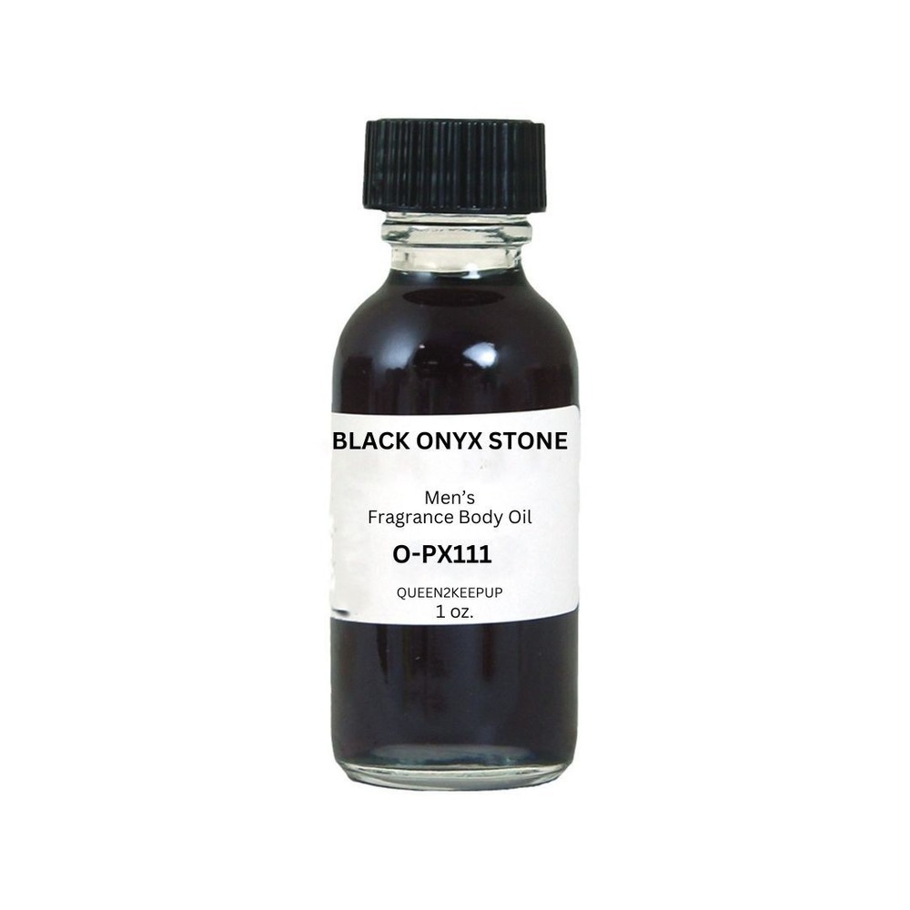 Black Onyx Stone (Men) Body Oil 1 oz Fragrance All Natural Scent